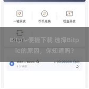 Bitpie便捷下载 选择Bitpie的原因，你知道吗？