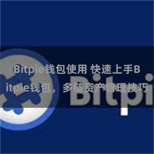 Bitpie钱包使用 快速上手Bitpie钱包，多链资产管理技巧