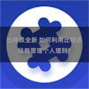 比特派全新 如何利用比特派钱包管理个人理财？